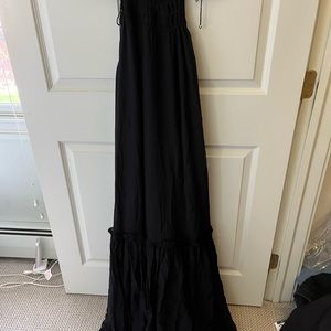 COPY - Black silk maxi dress